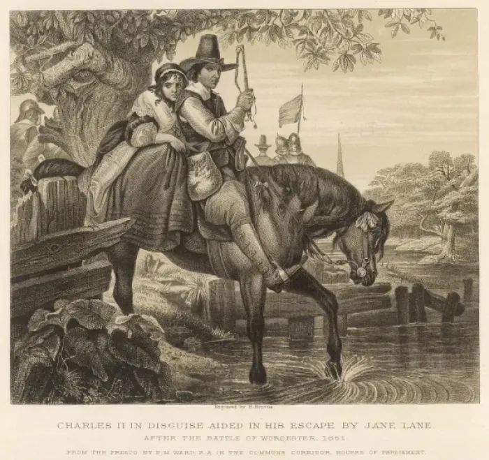 Framed Print : Charles II Escapes Framed Print : Charles II Escapes