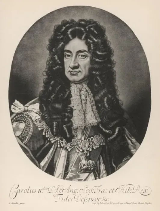 Framed Print : Charles Ii / Fursten Framed Print : Charles Ii / Fursten
