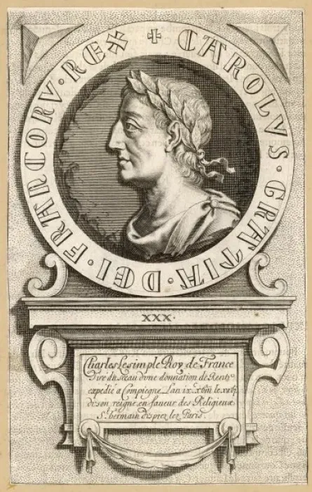 Framed Print : Charles III Le Simple Framed Print : Charles III Le Simple