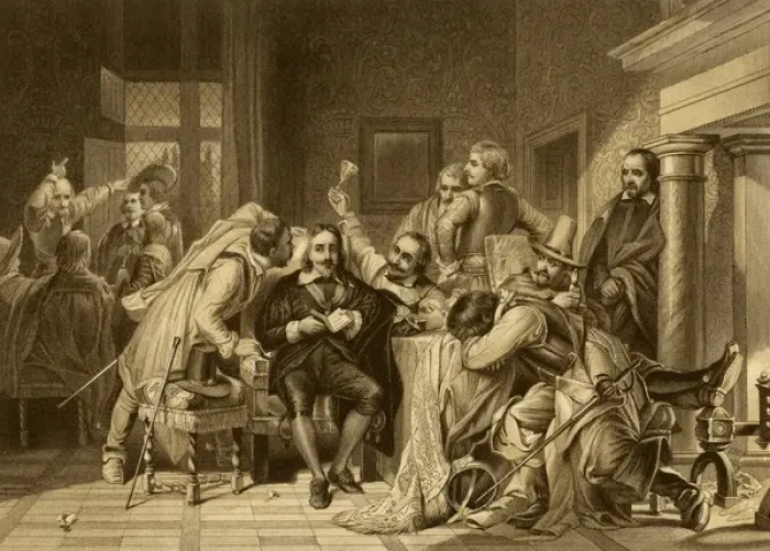 Framed Print : Charles Insulted / 1649 Framed Print : Charles Insulted / 1649