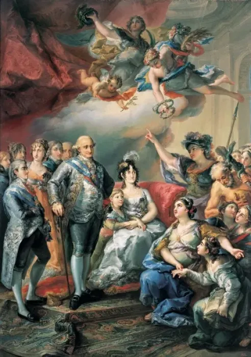 Framed Print : Charles IV and his Family Framed Print : Charles IV and his Family