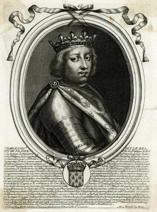Framed Print : Charles IV of France Framed Print : Charles IV of France