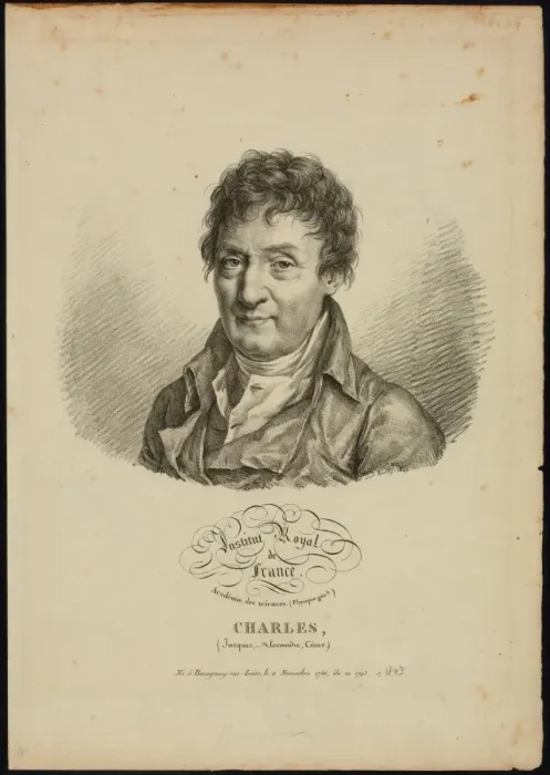 Framed Print : Charles, (Jacques Alexandre Cesar. ) ne Beaugency-sur-Loire Framed Print : Charles, (Jacques Alexandre Cesar. ) ne Beaugency-sur-Loire