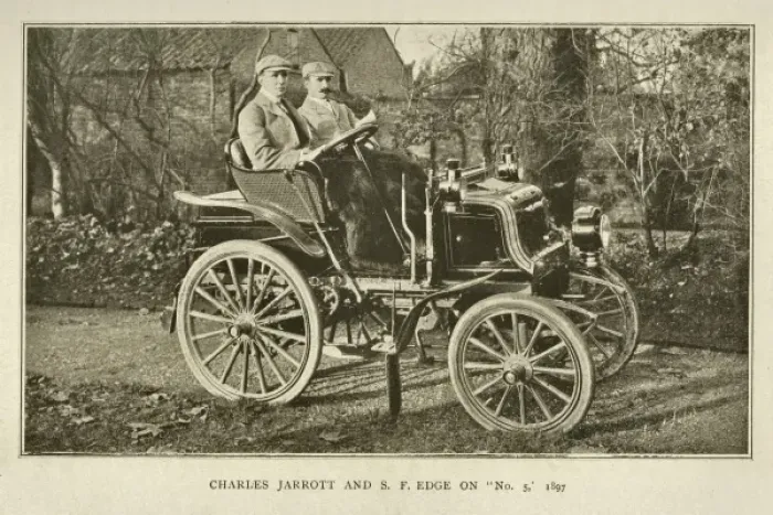 Framed Print : Charles Jarrott ands F Edge on No 5, 1897 Framed Print : Charles Jarrott ands F Edge on No 5, 1897