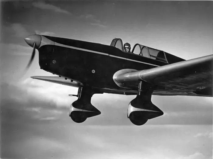 Framed Print : Charles A Lindbergh in his Miles M12 Mohawk G-AEKW