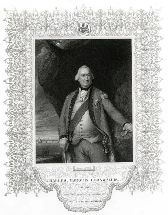 Framed Print : Charles Lord Cornwallis Framed Print : Charles Lord Cornwallis