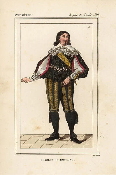 Charles de Rostaing, son of Tristan de Rostaing