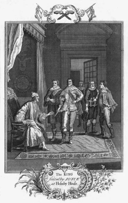 Framed Print : Charles Seized at Holmby Framed Print : Charles Seized at Holmby