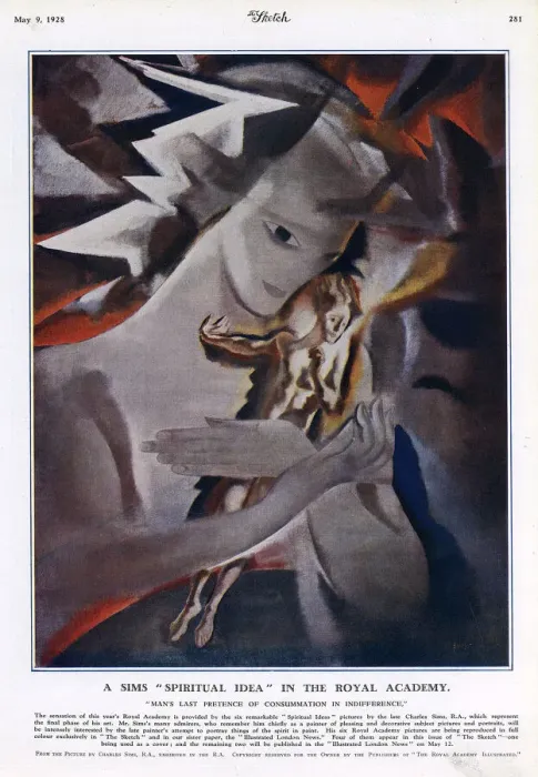 Framed Print : Charles Sims, Mans last pretence of consummation painting Framed Print : Charles Sims, Mans last pretence of consummation painting