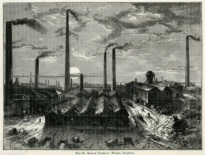Framed Print : Charles Tennants St. Rollox Chemical Works Framed Print : Charles Tennants St. Rollox Chemical Works