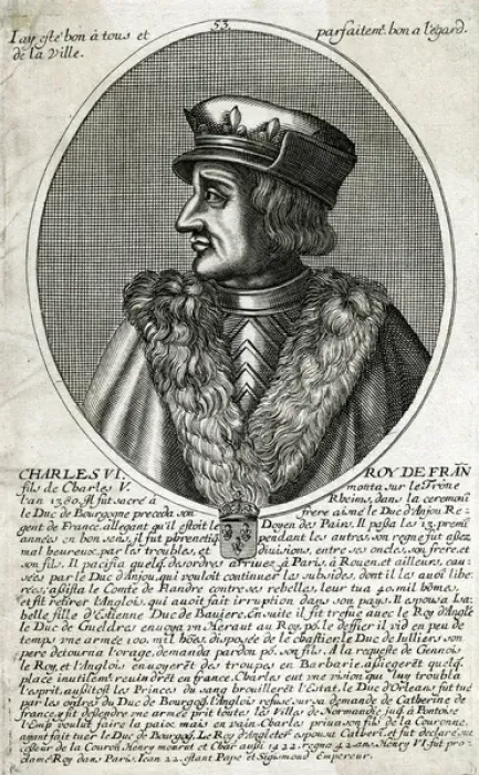 Framed Print : Charles VI Le Bien-Aime Framed Print : Charles VI Le Bien-Aime