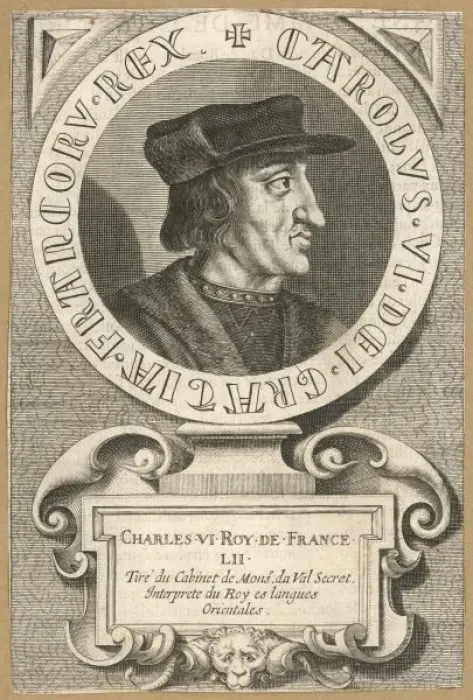 Framed Print : Charles VI Le Bien-Aime Framed Print : Charles VI Le Bien-Aime