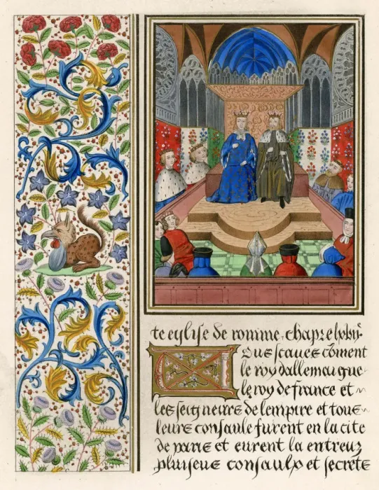 Framed Print : CHARLES VI & WENCESLAUS CHARLES VI & WENCESLAUS Framed Print : CHARLES VI & WENCESLAUS CHARLES VI & WENCESLAUS