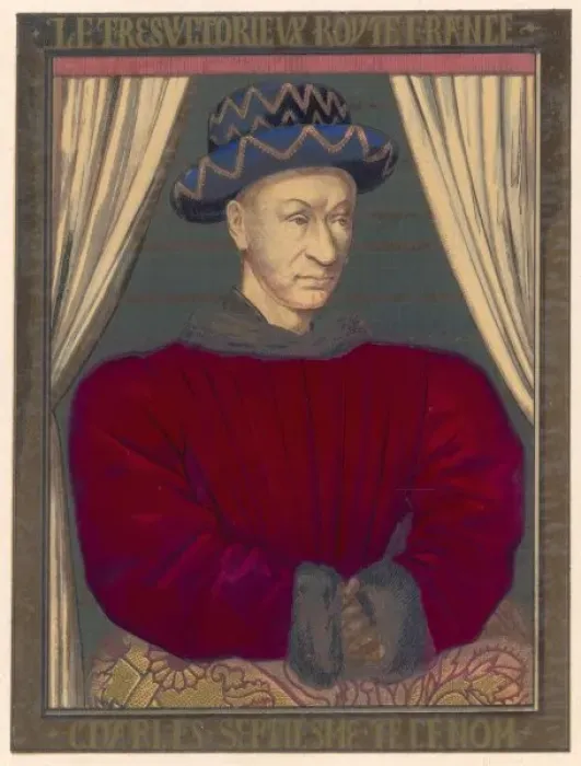 Framed Print : Charles VII (Colour)
