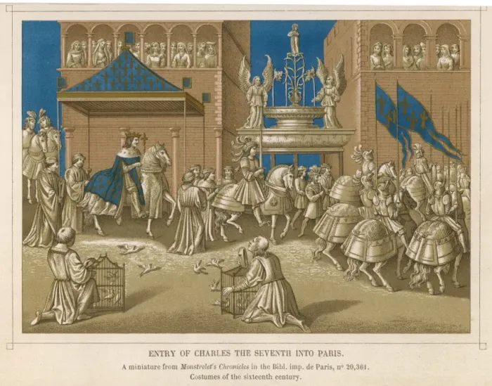 Framed Print : Charles VII Enters Paris Framed Print : Charles VII Enters Paris