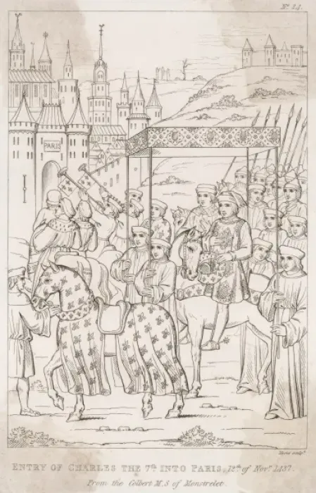 Framed Print : Charles VII at Paris Framed Print : Charles VII at Paris