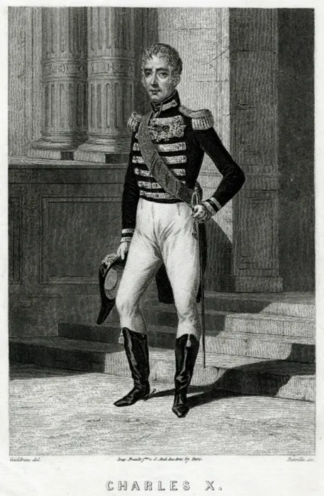 Framed Print : Charles X  /  Gaildrau