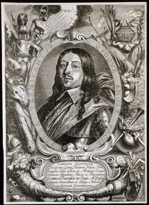 Framed Print : CHARLES X GUSTAV (1622-1660). King of Sweden Framed Print : CHARLES X GUSTAV (1622-1660). King of Sweden
