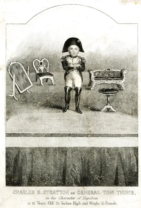 Framed Print : Charless Stratton, General Tom Thumb as Napoleon