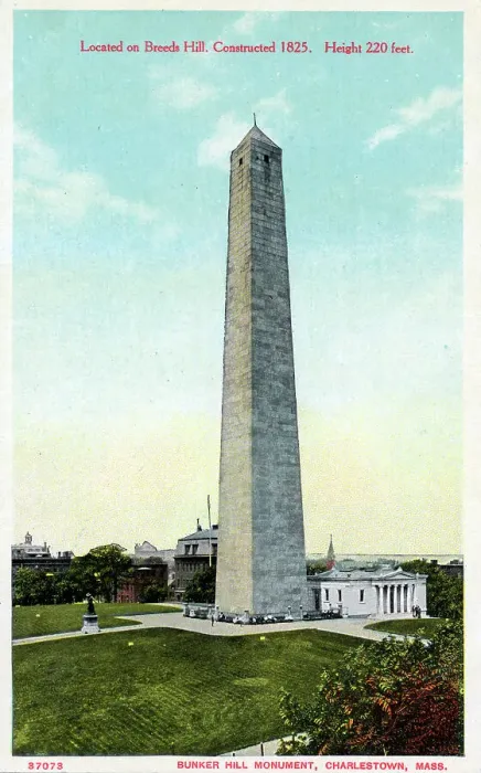 Framed Print : Charlestown, Boston, Massachusetts - Bunker Hill Monument Framed Print : Charlestown, Boston, Massachusetts - Bunker Hill Monument