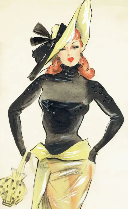 Framed Print : Charlie - Murrays Cabaret Club costume design Framed Print : Charlie - Murrays Cabaret Club costume design
