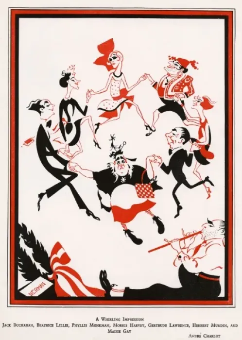 Framed Print : Charlots Review 1925, Nerman Framed Print : Charlots Review 1925, Nerman