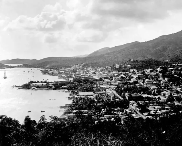 Framed Print : Charlotte Amelia, St. Thomas Framed Print : Charlotte Amelia, St. Thomas