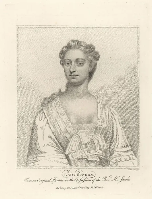 Framed Print : Charlotte Clayton, Baroness Sundon, c.1679-1742 Framed Print : Charlotte Clayton, Baroness Sundon, c.1679-1742