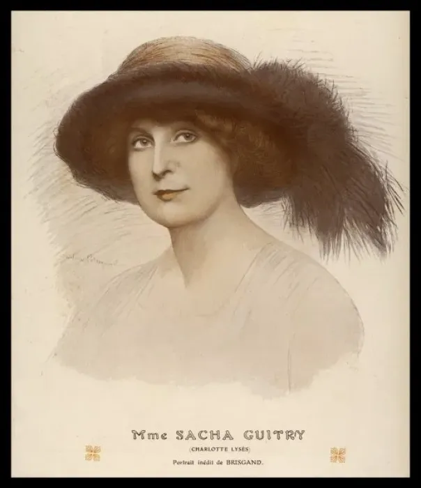 Framed Print : Charlotte Guitry Framed Print : Charlotte Guitry