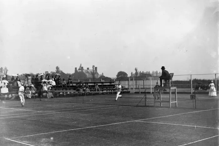 Framed Print : Charlotte (Lottie) Dod, tennis tournament, Manchester Framed Print : Charlotte (Lottie) Dod, tennis tournament, Manchester