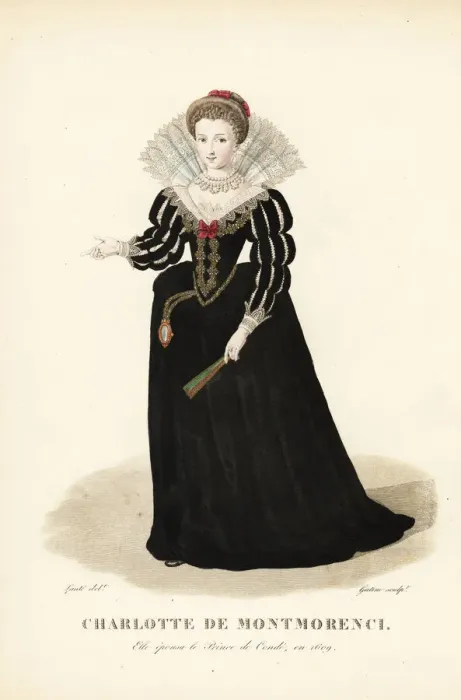 Framed Print : Charlotte de Montmorenci, wife to Henri de Framed Print : Charlotte de Montmorenci, wife to Henri de