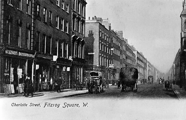 Charlotte Street, Fitzroy Square, London