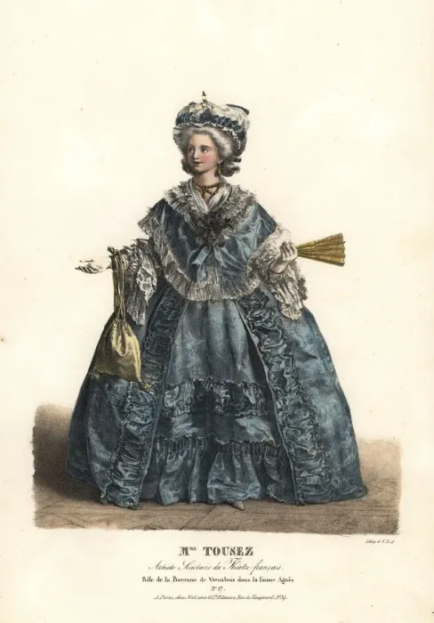 Framed Print : Charlotte Tousez as Baronne de Vieuxbois in Framed Print : Charlotte Tousez as Baronne de Vieuxbois in