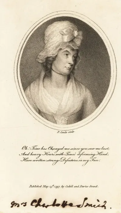 Framed Print : Charlotte Turner Smith, English Romantic poet and Gothic novelis Framed Print : Charlotte Turner Smith, English Romantic poet and Gothic novelis