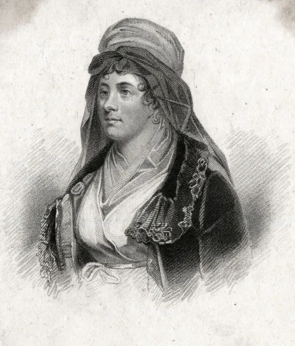 Framed Print : Charlotte Turner Smith, English Romantic poet and novelist Framed Print : Charlotte Turner Smith, English Romantic poet and novelist
