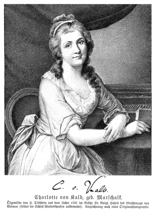 Framed Print : Charlotte Von Kalb Framed Print : Charlotte Von Kalb
