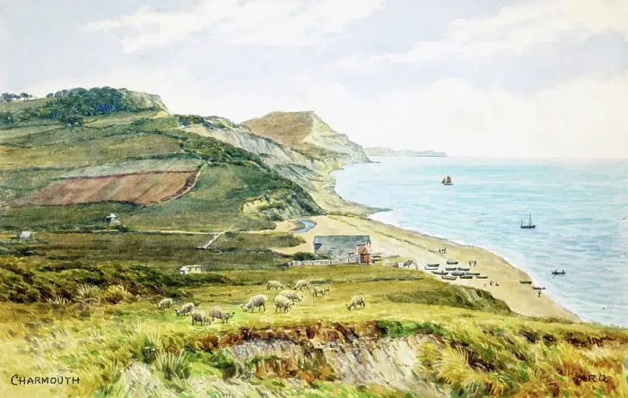 Framed Print : Charmouth, Dorset Framed Print : Charmouth, Dorset