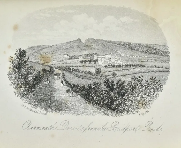 Framed Print : Charmouth, Dorset from the Bridport Road Framed Print : Charmouth, Dorset from the Bridport Road