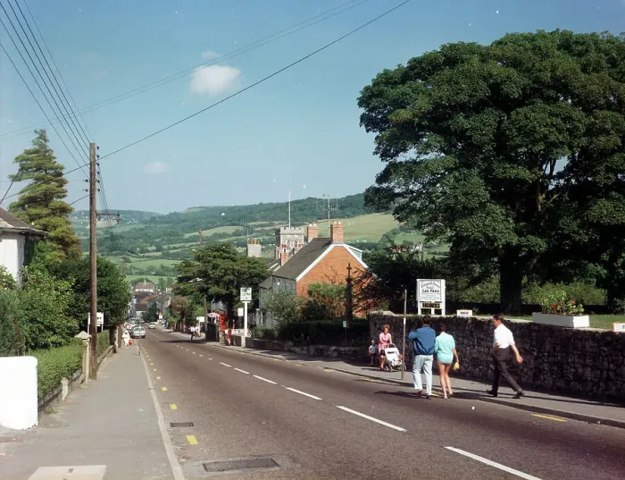 Framed Print : Charmouth Hill, Charmouth Framed Print : Charmouth Hill, Charmouth