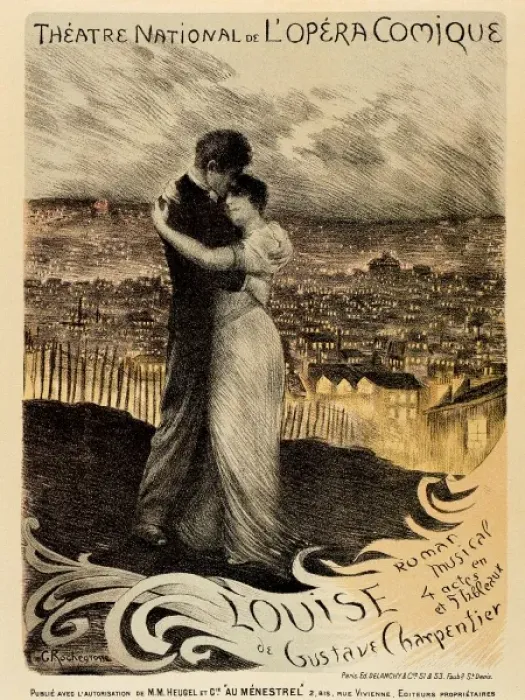 Framed Print : CHARPENTIER, Gustave (1860-1956) Framed Print : CHARPENTIER, Gustave (1860-1956)