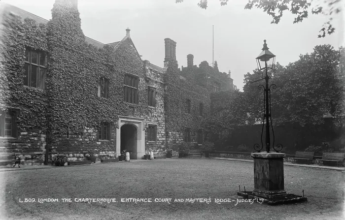 Framed Print : The Charterhouse, Entrance Court and Master's Lodge Framed Print : The Charterhouse, Entrance Court and Master's Lodge