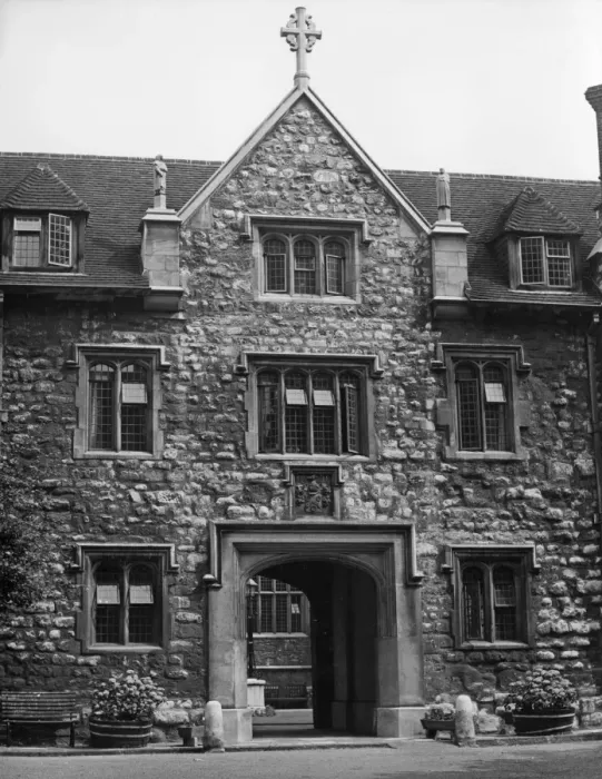 Framed Print : Charterhouse Gatehouse Framed Print : Charterhouse Gatehouse