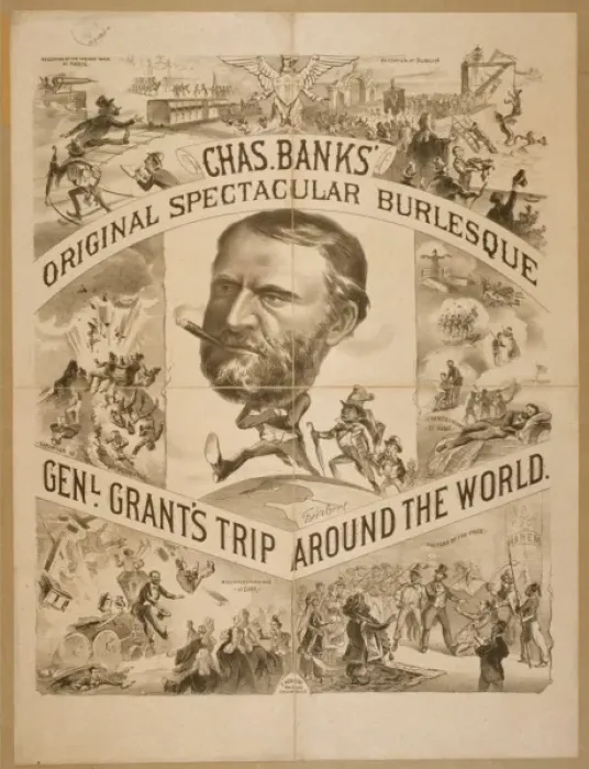 Framed Print : Chas. Banks original spectacular burlesque Framed Print : Chas. Banks original spectacular burlesque
