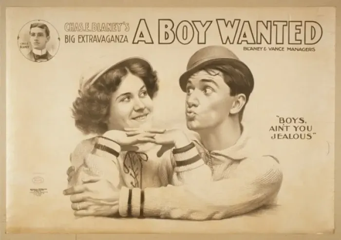 Framed Print : Chas. E. Blaneys big extravaganza, A boy wanted Framed Print : Chas. E. Blaneys big extravaganza, A boy wanted