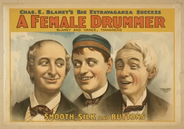 Framed Print : Chas. E. Blaneys big extravaganza success, A female drummer Framed Print : Chas. E. Blaneys big extravaganza success, A female drummer