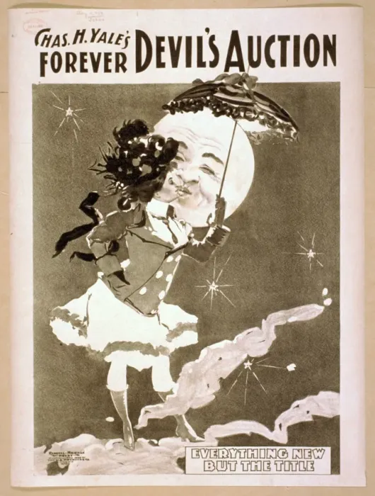 Framed Print : Chas. H. Yales forever Devils auction Framed Print : Chas. H. Yales forever Devils auction