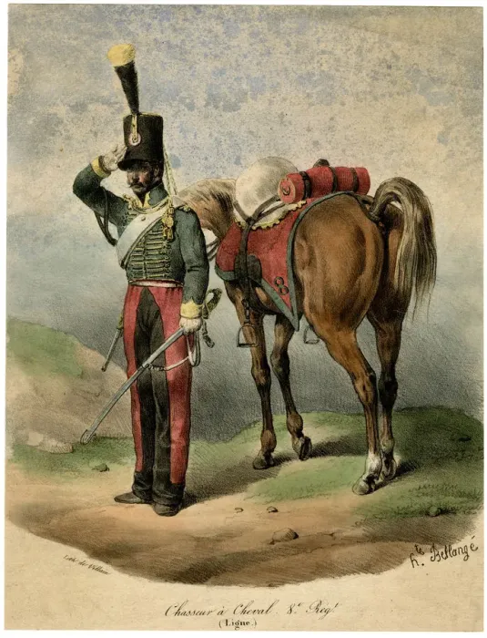 Framed Print : CHASSEUR BELLANGE Framed Print : CHASSEUR BELLANGE