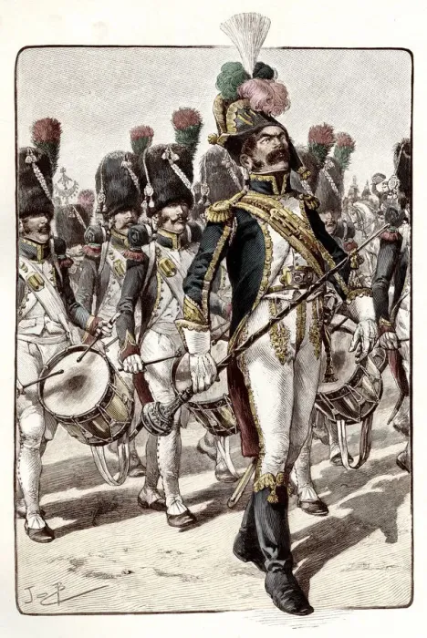Framed Print : CHASSEUR DRUM-MAJOR Framed Print : CHASSEUR DRUM-MAJOR
