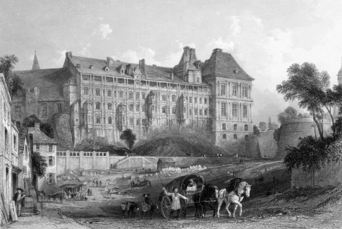 Framed Print : CHATEAU AT BLOIS / FRANCE Framed Print : CHATEAU AT BLOIS / FRANCE