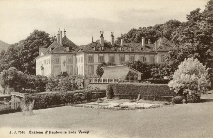 Framed Print : Chateau d Hauteville near Vevey, Switzerland Framed Print : Chateau d Hauteville near Vevey, Switzerland